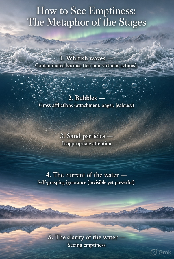 How to See Emptiness: the Metaphor of the Four Stages